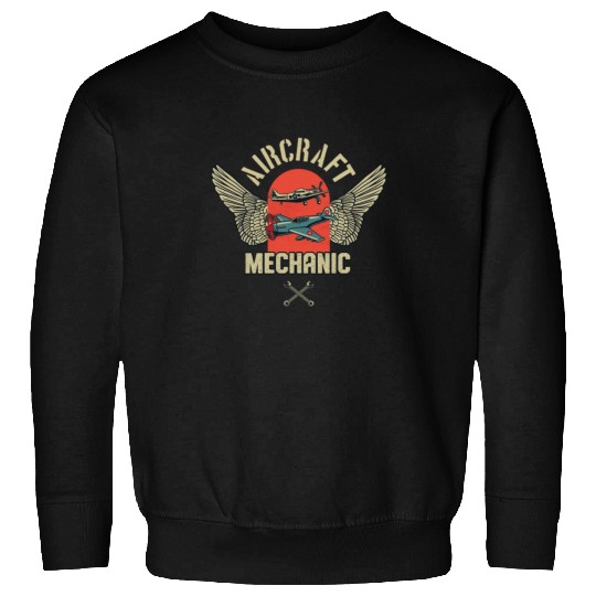 Aircraft Mechanic Aviation Aeromechanics Sweatshirts