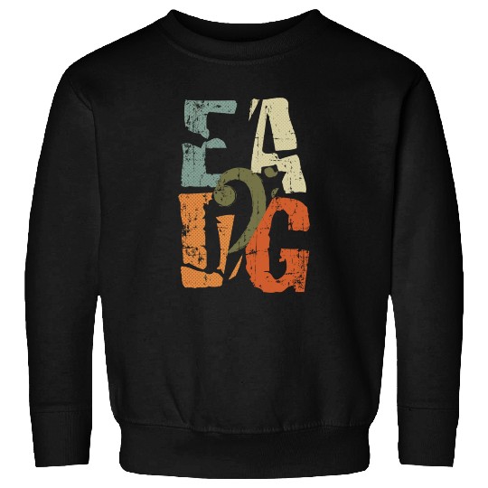 Bass Guitar Player Eadg Bass Clef For Bassist Sweatshirts