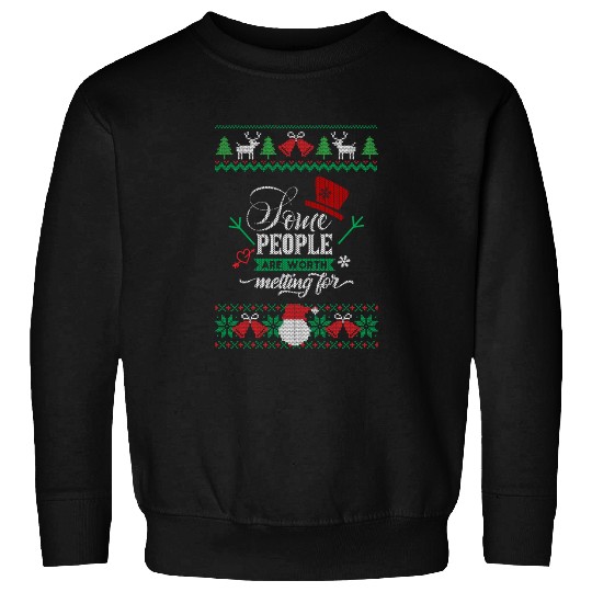 funny snowman Christmas ugly sweater Sweatshirts