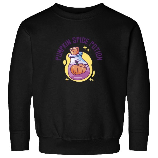 Pumpkin Spice Potion Coffee Enthusiast Halloween Sweatshirts