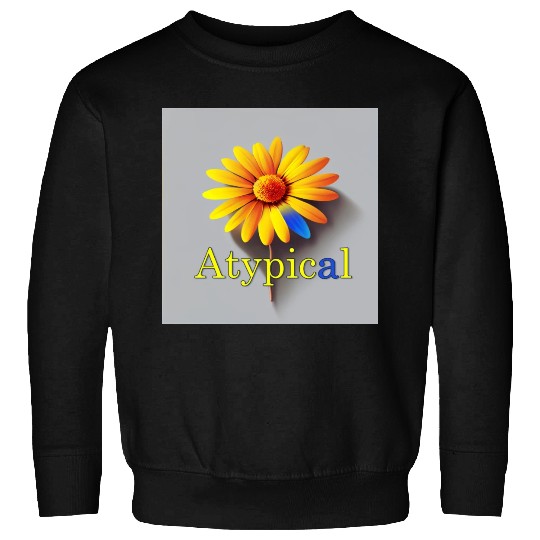 Colorful flower, atypical or neurodivergent Sweatshirts