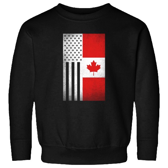 Canada Design for proud Canadian Americans Sweatshirts