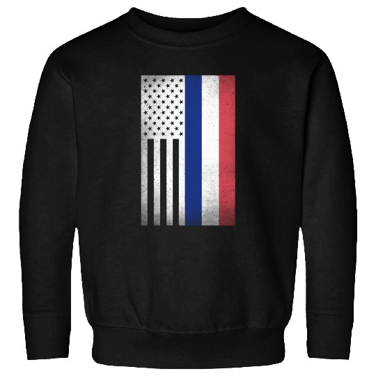 France Design for proud French Americans Sweatshirts