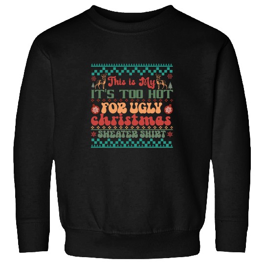 retro vintage pink santa claus Sweatshirts