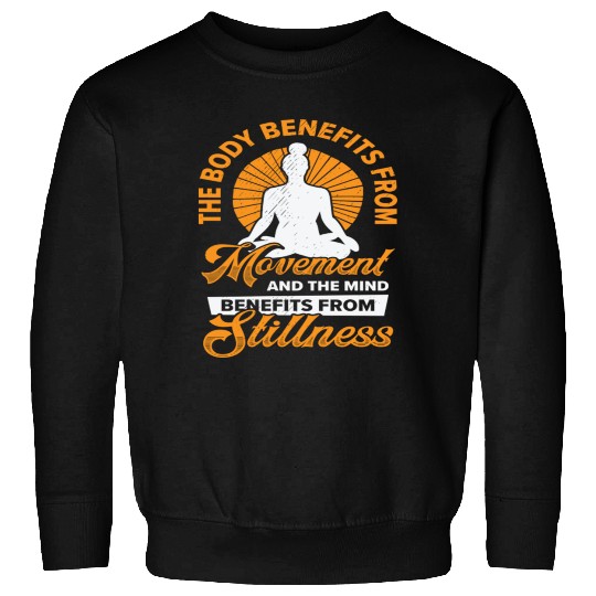 Serenity Meditating Yoga Fan Spiritual Relaxation Sweatshirts