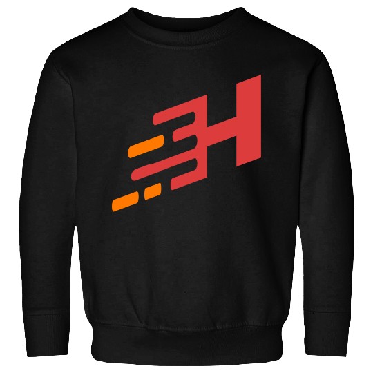 MOTION LETTER "H" LOGO TYPOGRAPHY Sweatshirts