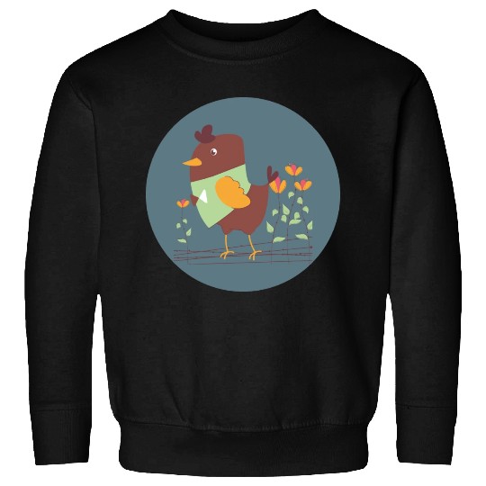 Kawaii cute chicken for farmers own farm animals Sweatshirts