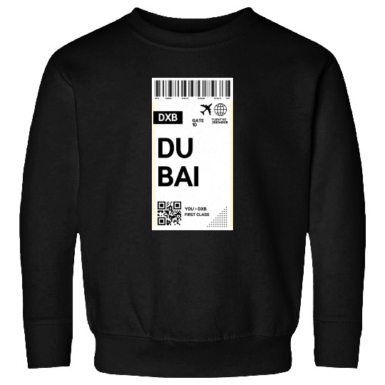 Destination Dubai Airport Travel pass Sweatshirts