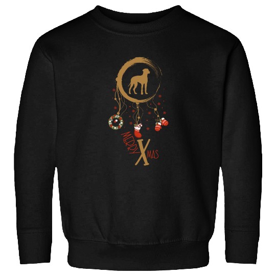 dog dreamcatcher Christmas Rhodesian Ridgeback Sweatshirts