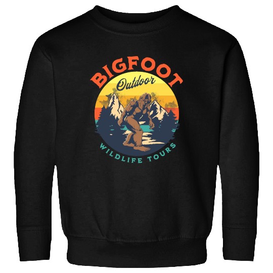 Bigfoot Outdoor Wild Nature Tours Sweatshirts