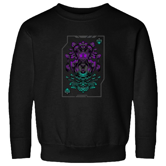 Alien art Ace of Spades Sweatshirts
