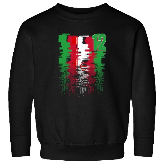 Iran Soccer team Jerseys Iran team 2022 number 12 Sweatshirts