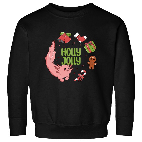 Holly Jolly Axolotl Sweatshirts