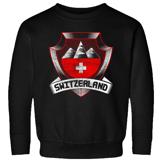 Switzerland Neutrality Flag Sweatshirts