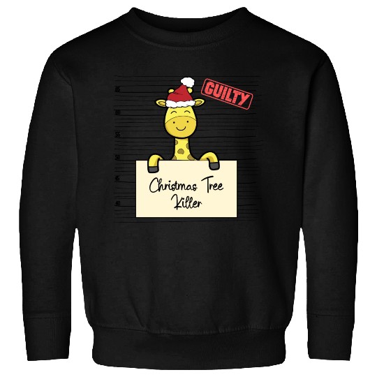 Giraffe christmas funny prison Sweatshirts