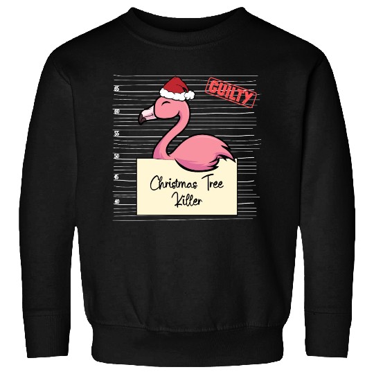 Flamingo christmas funny prison Sweatshirts