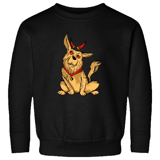 Scary Devil Dog Owners Pet Lover Gift Ideas Sweatshirts