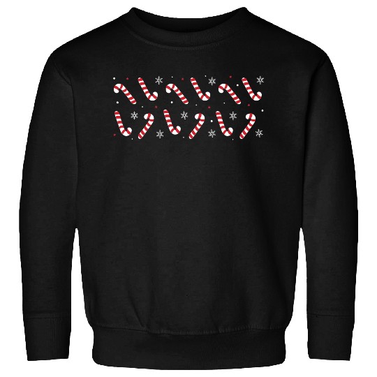 Christmas Candy Canes Sweatshirts
