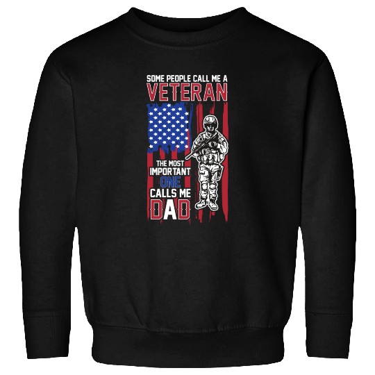 USA Flag US Veteran Dad Grandpa Gift Ideas Sweatshirts