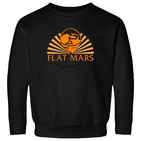 Mars Sweatshirts, Flat Mars Society Mars Sweatshirts, Science