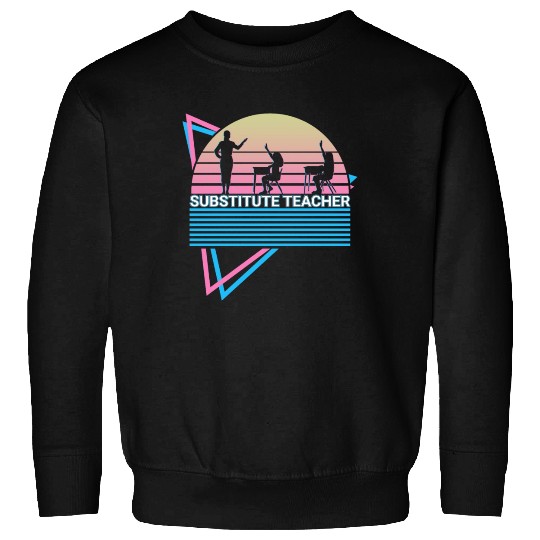 Substitute Teacher Retro Sweatshirts