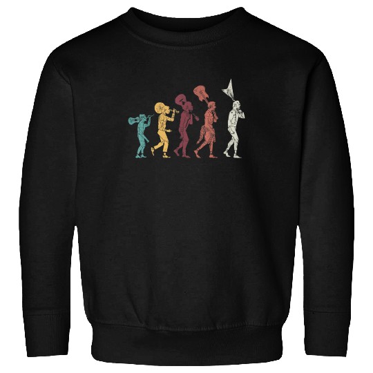 Guitar Players Retro Music Guitarist Sweatshirts