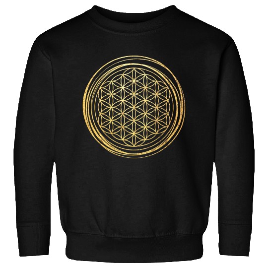 Flower of life Gold Sweatshirts
