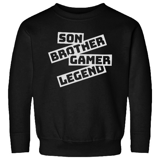 son brother gamer legend Sweatshirts