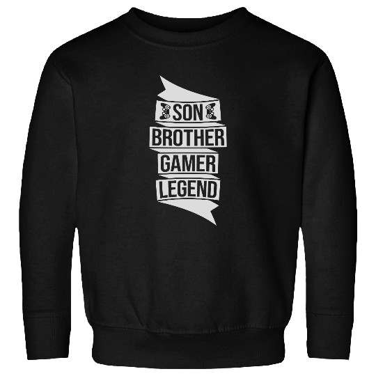 son brother gamer legend Sweatshirts
