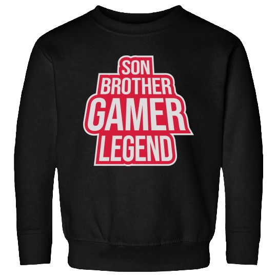 son brother gamer legend Sweatshirts
