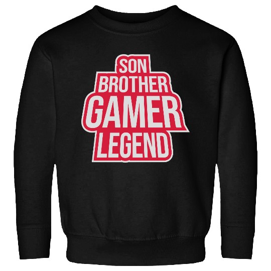 son brother gamer legend Sweatshirts