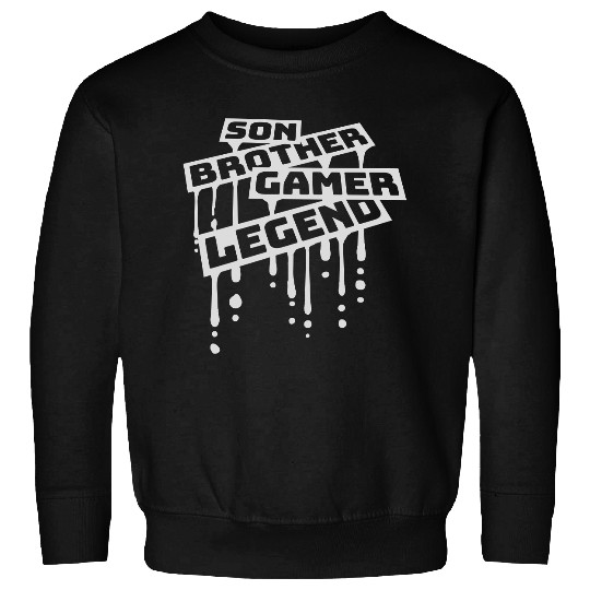 son brother gamer legend Sweatshirts