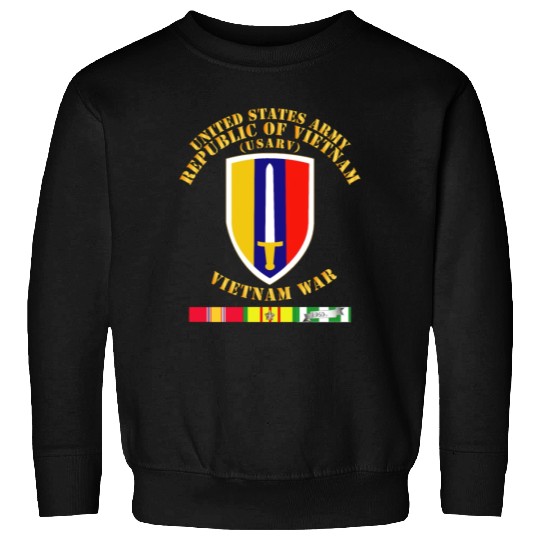 Army US Army Vietnam USARV Vietnam War w SVC Sweatshirts