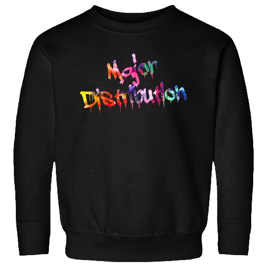 Major Distribution Paint Drip Minimalist Typograph Sweatshirts