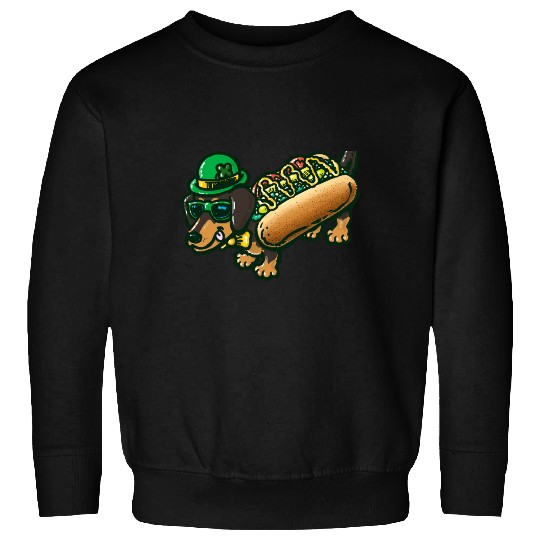 St Patrick's Day Chicago Dog Sweatshirts