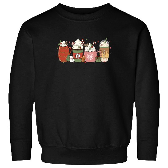 Hot Chocolate Cup Peppermint Mocha Sweatshirts