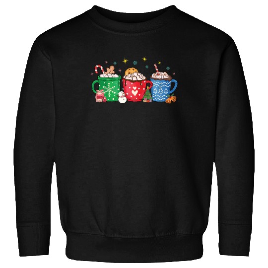 Christmas Hot Chocolate Cup Sweatshirts