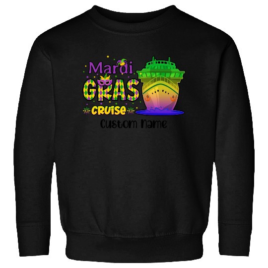 Mardi Gras Cruise Mardi Gras Carnival Trip Funny Sweatshirts