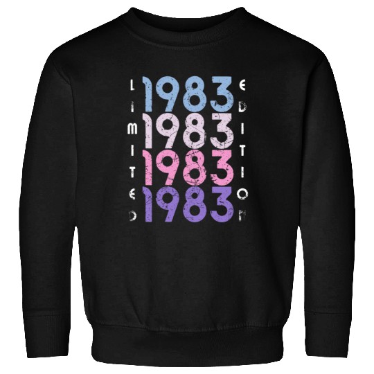 40 Years Vintage 1983 Retro 40th Birthday Sweatshirts