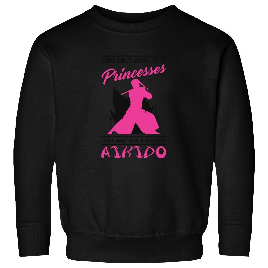 Aikido Girl Japan Taekwondo Karate Martial Arts Sweatshirts