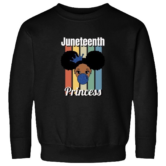 Afro Lady Woman, Juneteenth Day Sweatshirts
