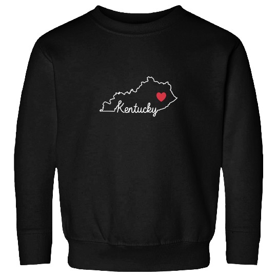 Kentucky Card with Heart USA America Sweatshirts
