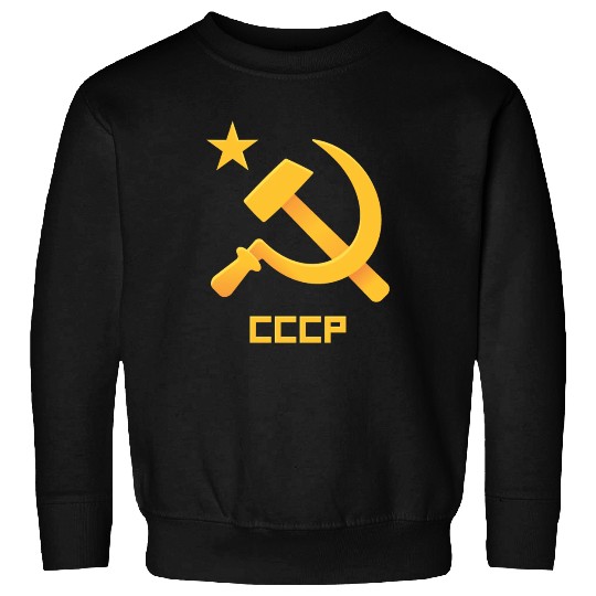 USSR Soviet Union Russia Hammer Sickel USSR Flag C Sweatshirts