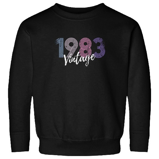 40 Years Vintage 1983 Retro 40th Birthday Sweatshirts