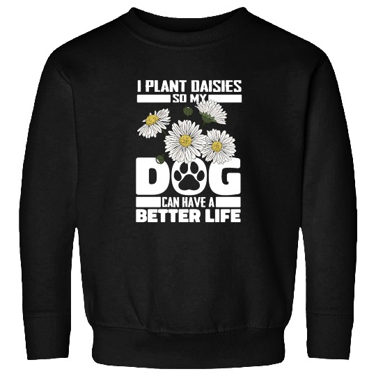 Daisy Gardening Dog Sweatshirts