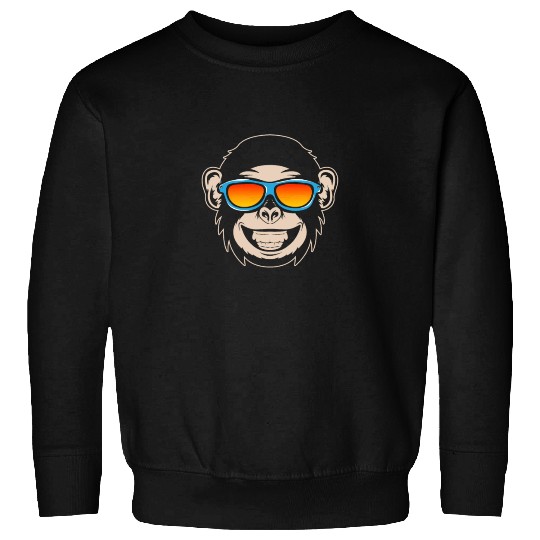 Chimpanzee Monkey Lover - Orangutan Monkey Sweatshirts