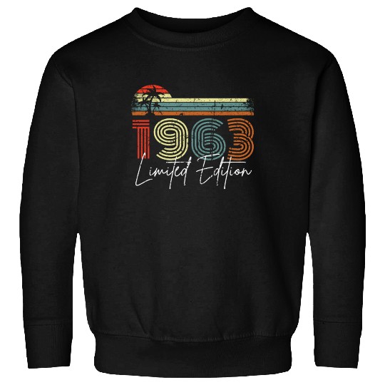 60 Years Vintage 1963 Retro 60th Birthday Sweatshirts