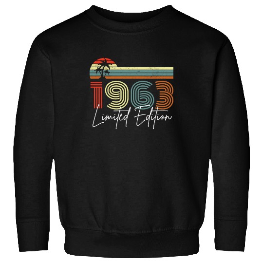 60 Years Vintage 1963 Retro 60th Birthday Sweatshirts