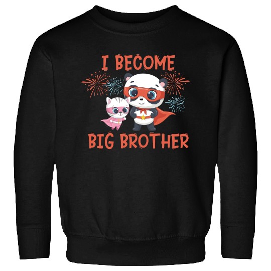 Big brother super hero panda cat 2023 Sweatshirts