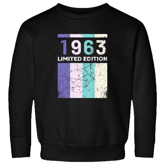 60 Years Vintage 1963 Retro 60th Birthday Sweatshirts